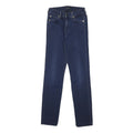 7 FOR ALL MANKIND Womens Jeans Blue Slim Skinny Denim Medium W24 L29 Zip