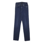 7 FOR ALL MANKIND Womens Jeans Blue Slim Skinny Denim Medium W24 L29 Zip