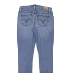 LEVI'S Womens Slim Blue Denim Light W28 L29 Stretch Cotton Blend Jeans