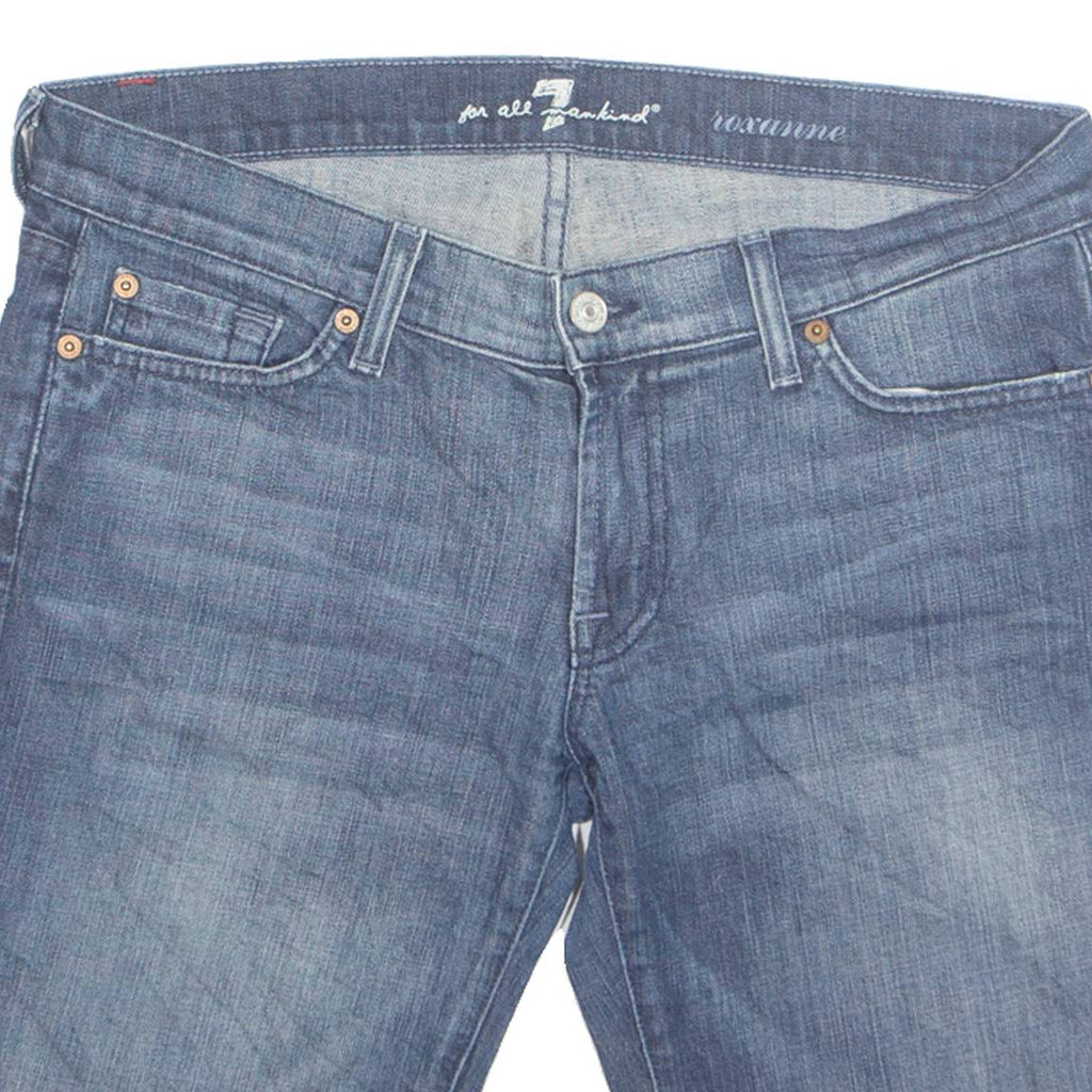 7 FOR ALL MANKIND Cut Off Womens Denim Shorts Blue M W33