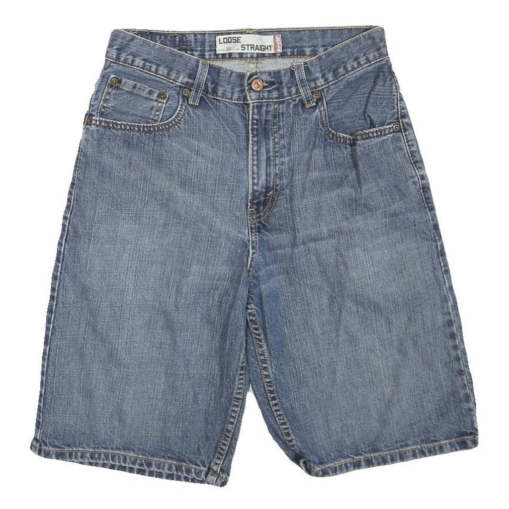 LEVI'S Womens Shorts Blue Loose Straight Denim S W29 Casual Summer