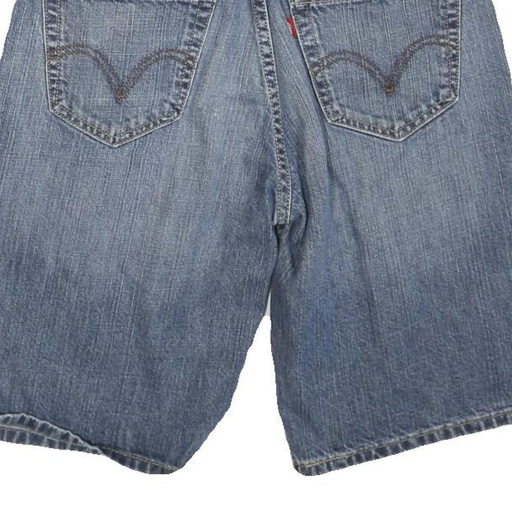 LEVI'S Womens Shorts Blue Loose Straight Denim S W29 Casual Summer