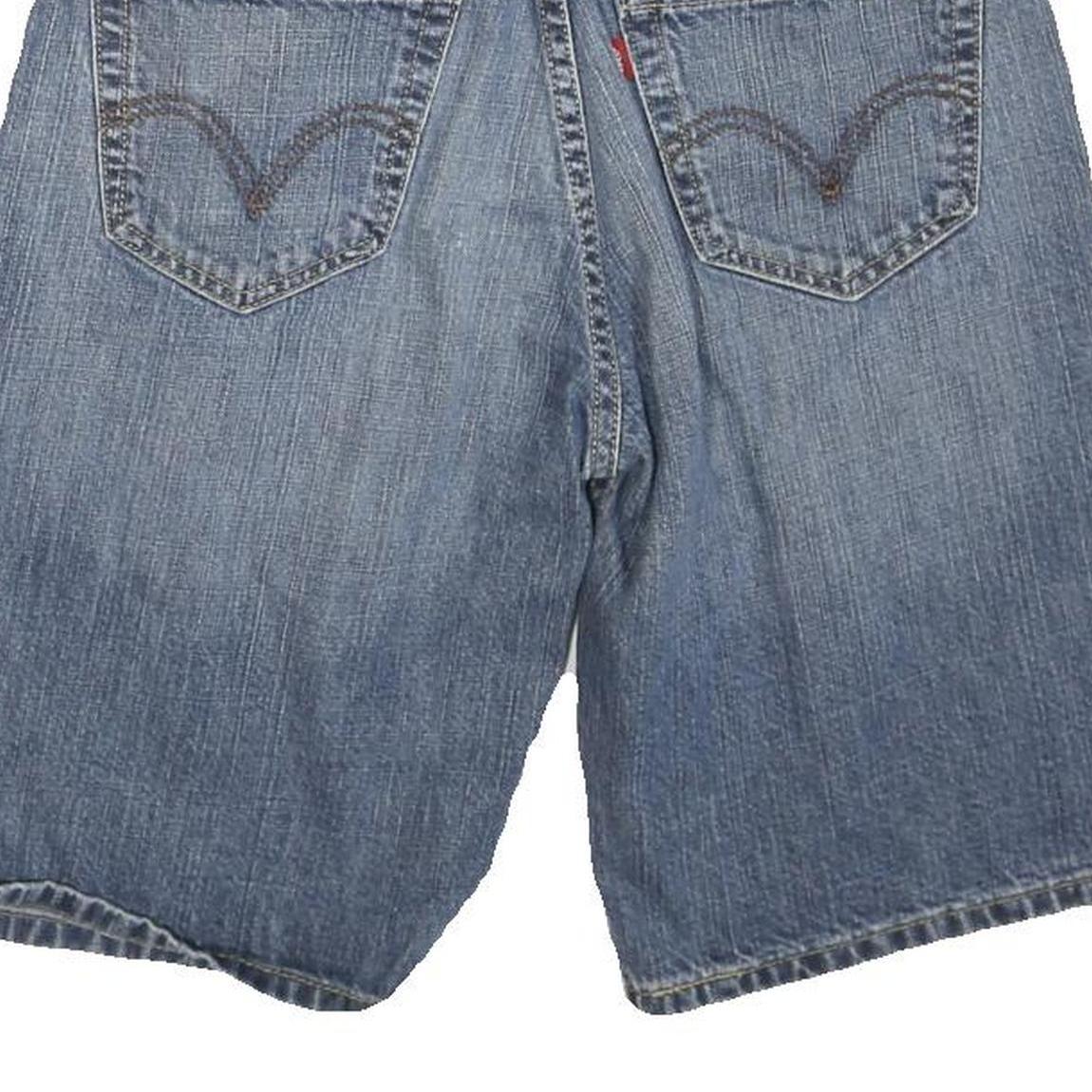 LEVI'S Womens Shorts Blue Loose Straight Denim S W29 Casual Summer