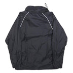 BIG TRAMP Mens Black Outdoor Jacket M Polyester Plain Zip Casual Lightweight