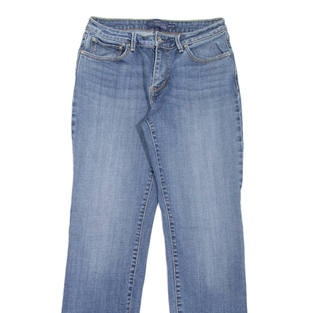 LEVI'S Womens Jeans Blue Regular Straight Stone Wash W26 L30