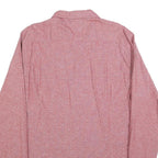 TOMMY HILFIGER Mens Red Button-Down Shirt 2XL Cotton Blend Casual Classic