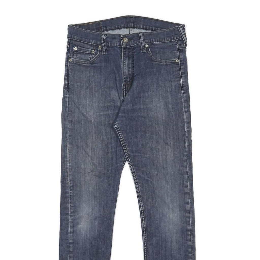 LEVI'S 510 Mens Slim Blue Denim Medium W30 L28 Slim Fit Jeans Cotton Blend Zip