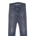 LEVI'S 510 Mens Slim Blue Denim Medium W30 L28 Slim Fit Jeans Cotton Blend Zip