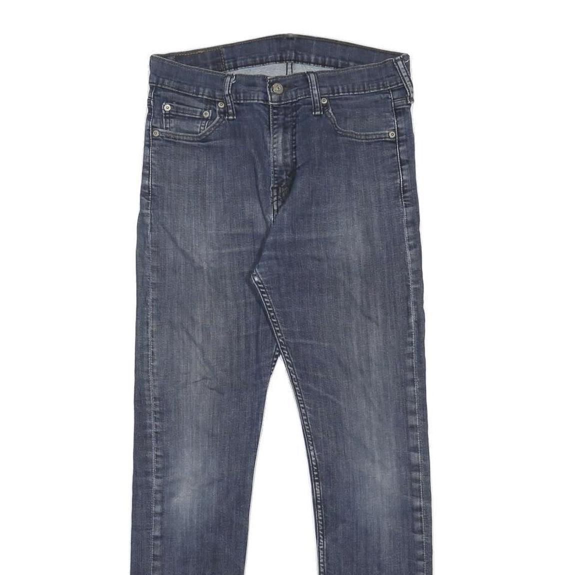 LEVI'S 510 Mens Slim Blue Denim Medium W30 L28 Slim Fit Jeans Cotton Blend Zip