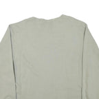 CHAMPION Mens Grey Sweatshirt Crew Neck L Cotton Blend Pullover Casual