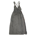 EMPORIO ARMANI Womens Grey Polyester Maxi Dress Sleeveless Size M Elegant Print