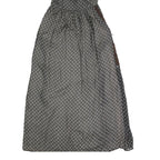 EMPORIO ARMANI Womens Grey Polyester Maxi Dress Sleeveless Size M Elegant Print