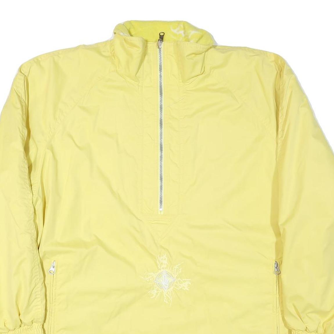 BRID N TECH Mens Yellow Jacket XL Polyester Blend Plain Zip Lightweight
