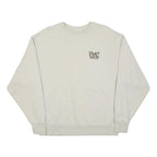 VANS Mens Cream Sweatshirt S Crew Neck Cotton Blend Pullover Floral Print