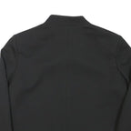 SANDRO Womens Black Tailored Jacket XS Polyester Blend Plain Classic