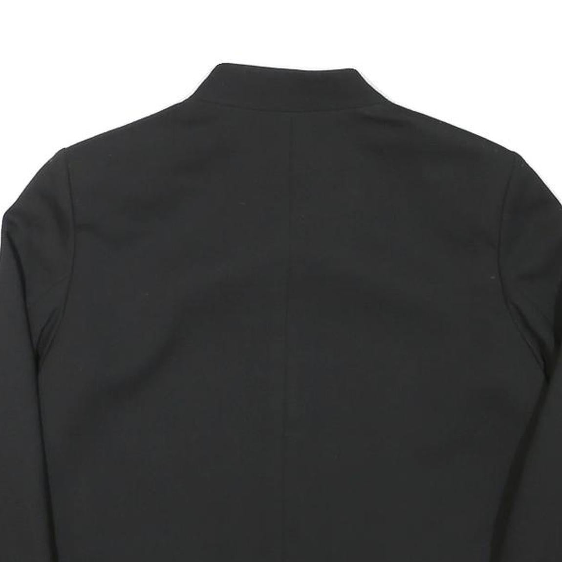 SANDRO Womens Black Tailored Jacket XS Polyester Blend Plain Classic