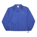REEBOK Womens Blue Lightweight Jacket UK 14 Polyester Zip Casual Sportswear
