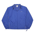 REEBOK Womens Blue Lightweight Jacket UK 14 Polyester Zip Casual Sportswear