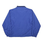 REEBOK Womens Blue Lightweight Jacket UK 14 Polyester Zip Casual Sportswear
