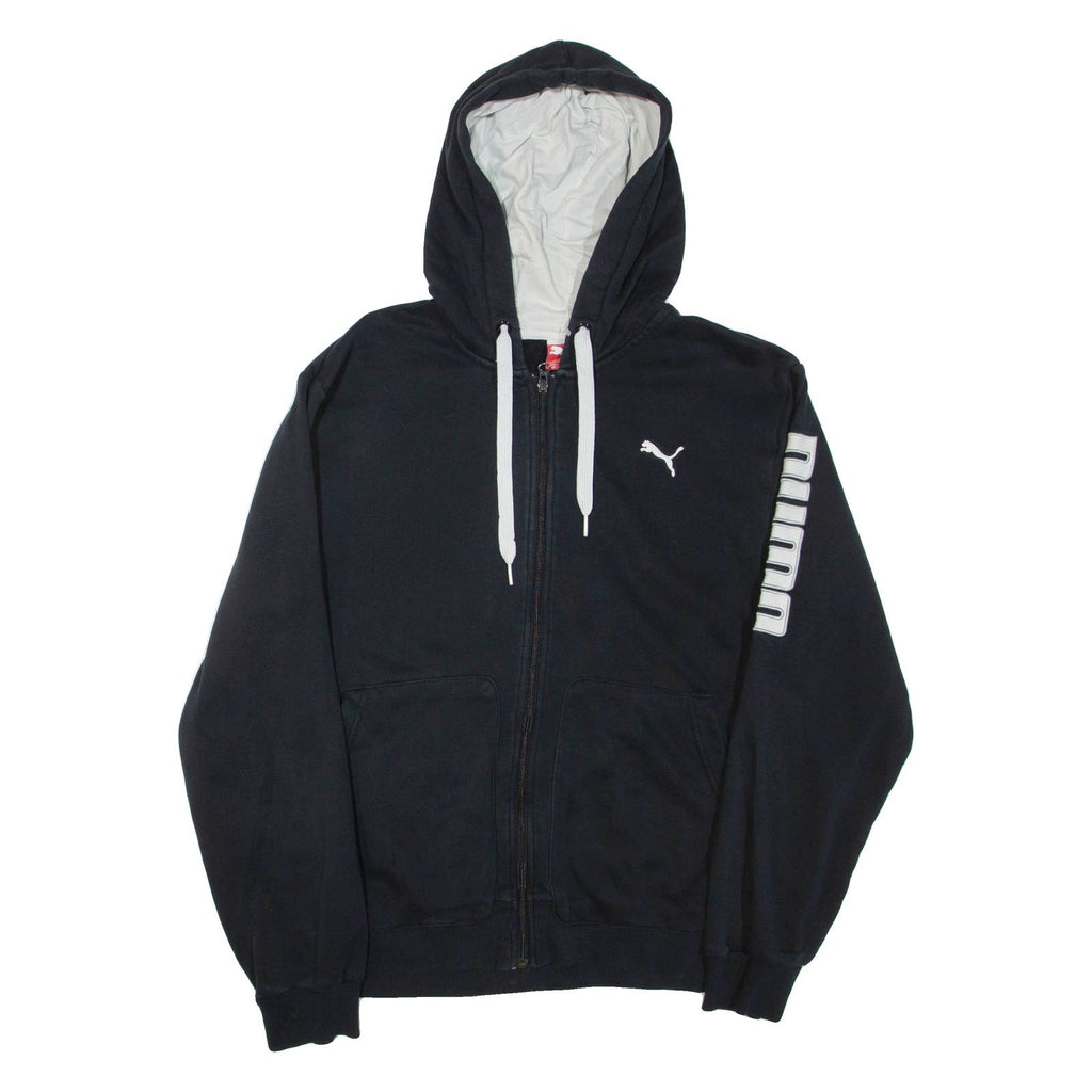 PUMA Mens Black Hoodie Full Zip M