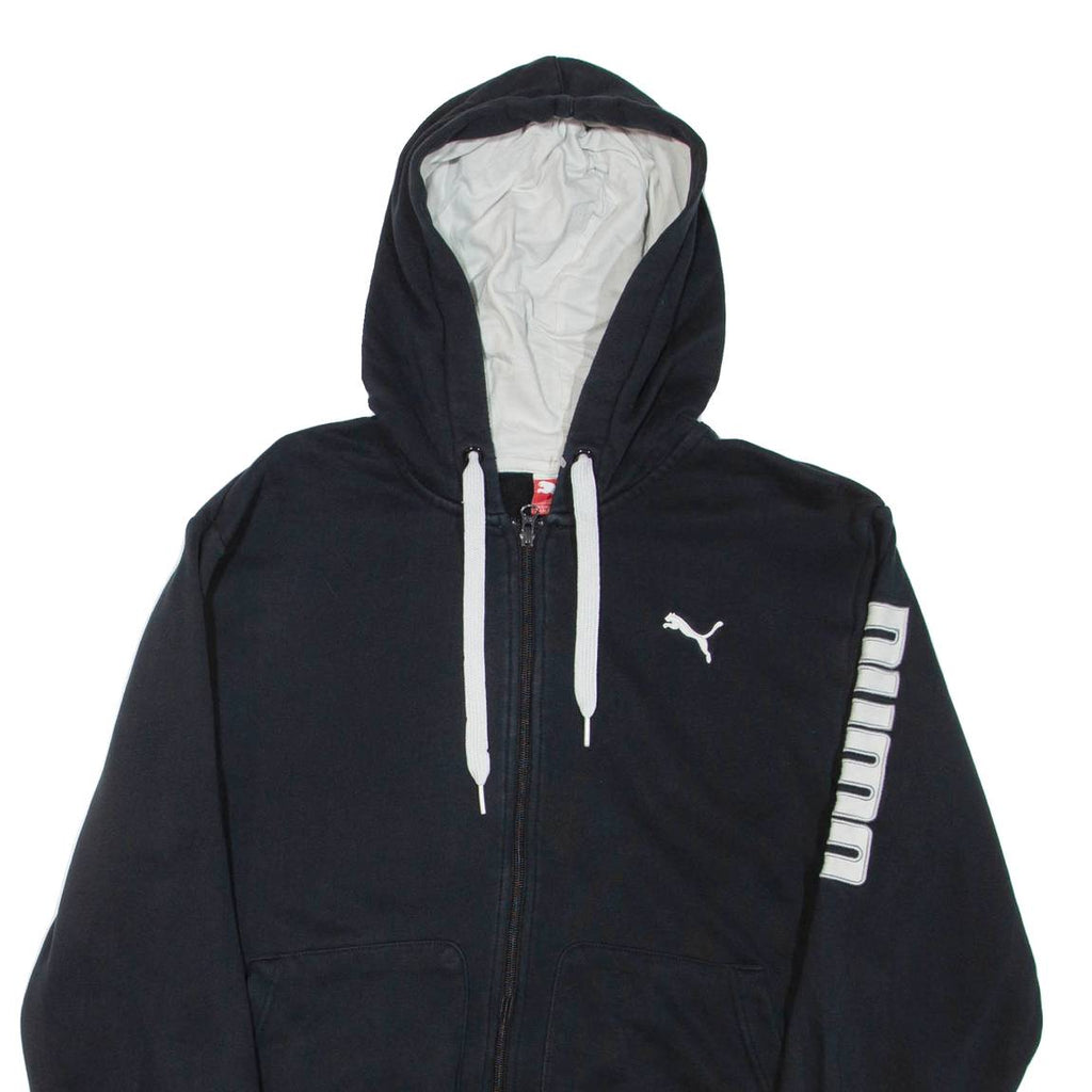 PUMA Mens Black Hoodie Full Zip M