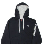 PUMA Mens Black Hoodie Full Zip M