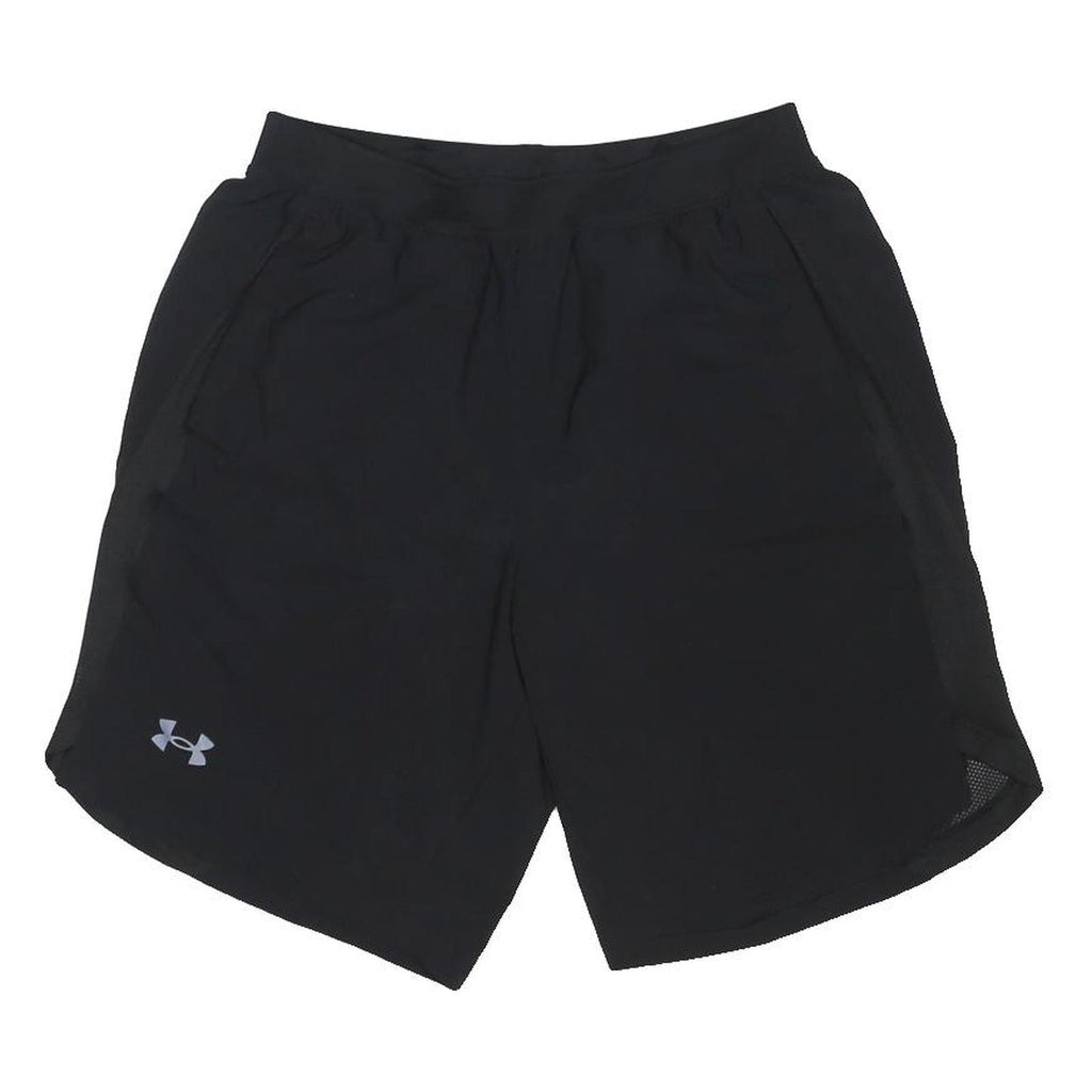 UNDER ARMOUR Mens Black Sports Casual Shorts M W28 Lightweight Polyester Blend
