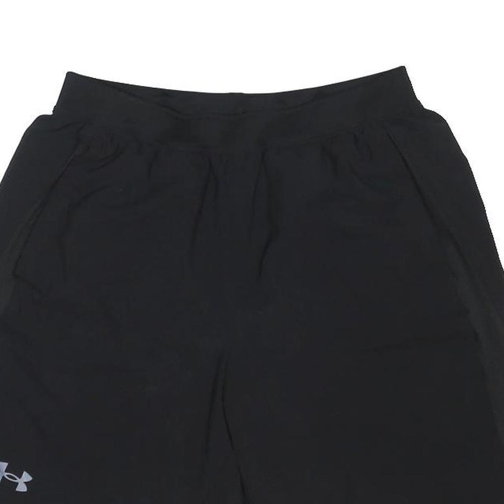 UNDER ARMOUR Mens Black Sports Casual Shorts M W28 Lightweight Polyester Blend