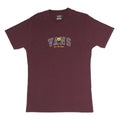 VANS Mens Maroon Crew Neck Graphic T-Shirt M Cotton Blend Casual