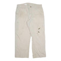 CARHARTT Mens Relaxed Beige Cotton Blend Woven Trousers W36 L27 Straight
