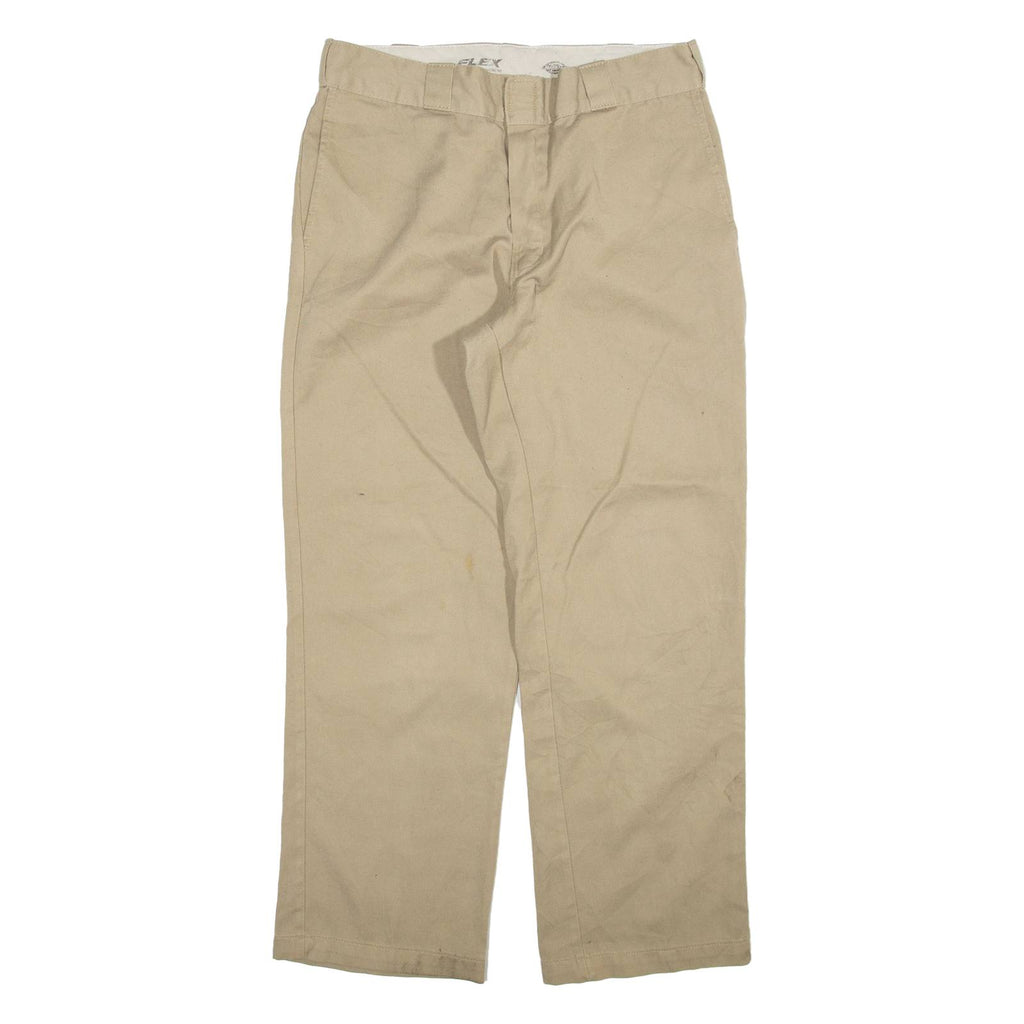 DICKIES 874 Workwear Mens Trousers Beige Regular Straight W31 L28