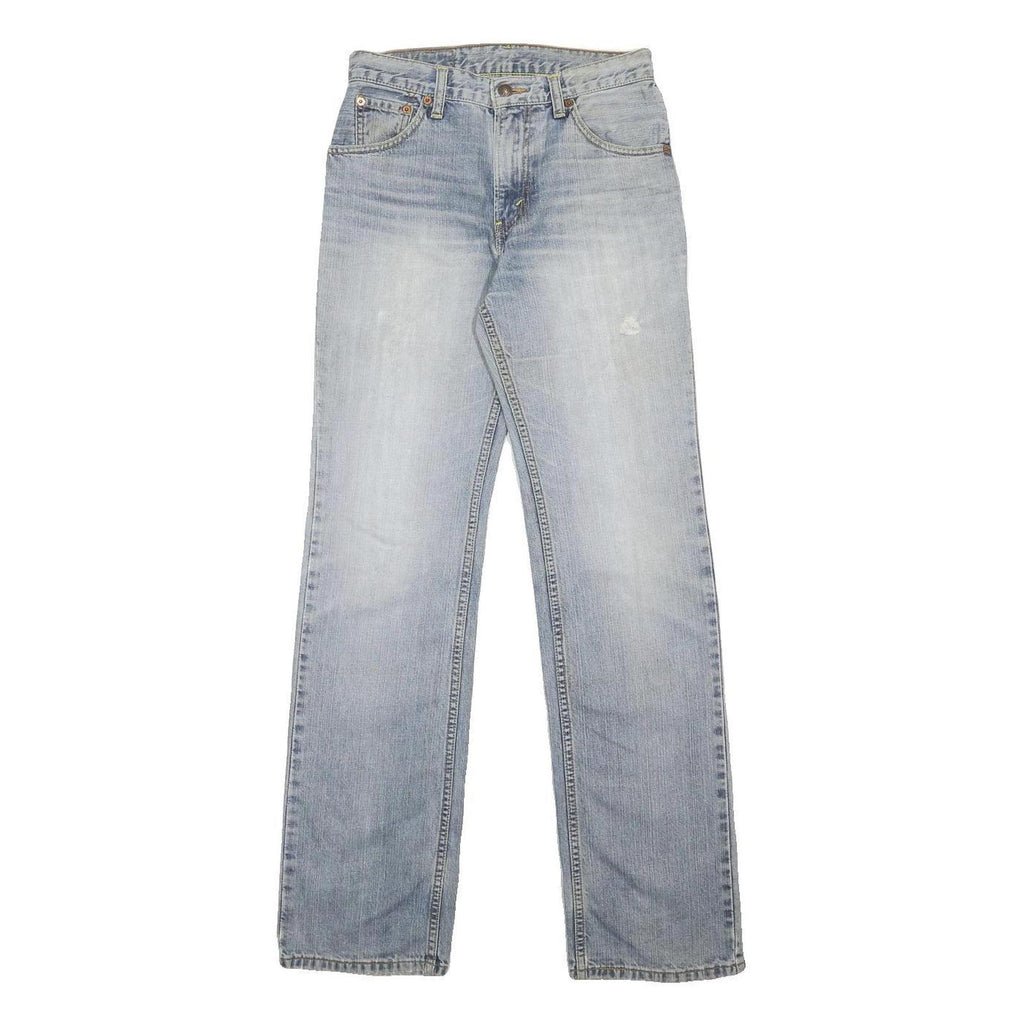 LEVI'S 505 Mens Jeans Blue Regular Straight Denim Medium W28 L32 Classic Fit Zip