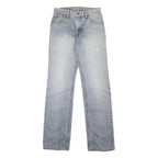 LEVI'S 505 Mens Jeans Blue Regular Straight Denim Medium W28 L32 Classic Fit Zip
