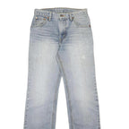 LEVI'S 505 Mens Jeans Blue Regular Straight Denim Medium W28 L32 Classic Fit Zip