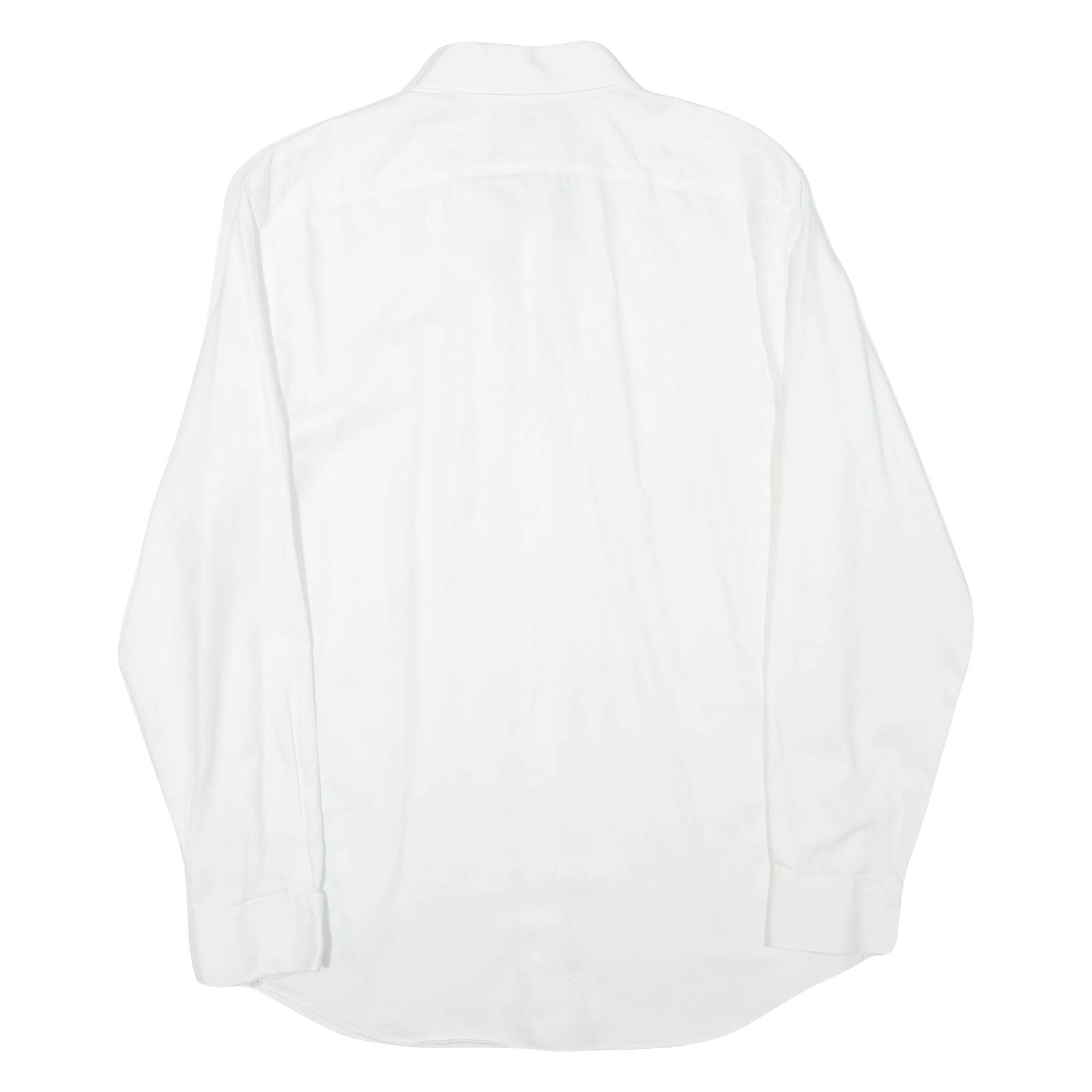 BANANA REPUBLIC Mens Plain Shirt White Long Sleeve L