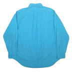 RALPH LAUREN Mens Blue XL Cotton Shirt Button-Down Collar Long Sleeve Casual