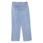 LEE Womens Jeans Blue Relaxed Straight W32 L29