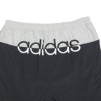 ADIDAS Mens Shorts Black & White Casual XL W34 Polyester Blend Sportswear