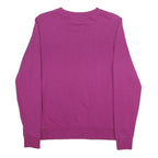 WRANGLER Womens Purple Crew Neck XS Cotton Blend Sweatshirt Pullover Logo