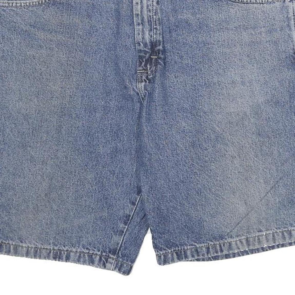 DICKIES Mens Denim Blue Carpenter Shorts XL W33 Utility Casual Workwear