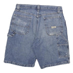 DICKIES Mens Denim Blue Carpenter Shorts XL W33 Utility Casual Workwear