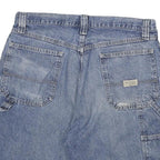 DICKIES Mens Denim Blue Carpenter Shorts XL W33 Utility Casual Workwear