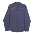 GUESS Mens Blue Cotton Shirt M Casual Long Sleeve Button Shirt