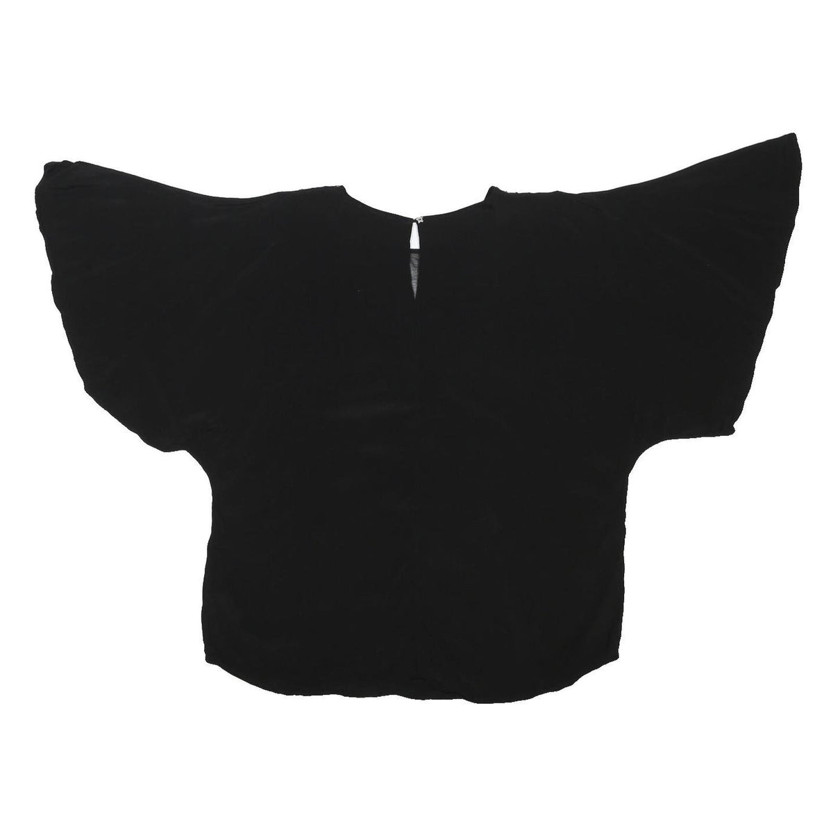 MINT VELVET Womens Black Star Print Basic Short Sleeve Crew Neck Top L