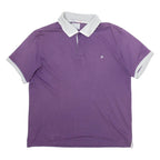 CHAMPION Mens Polo Shirt Purple L