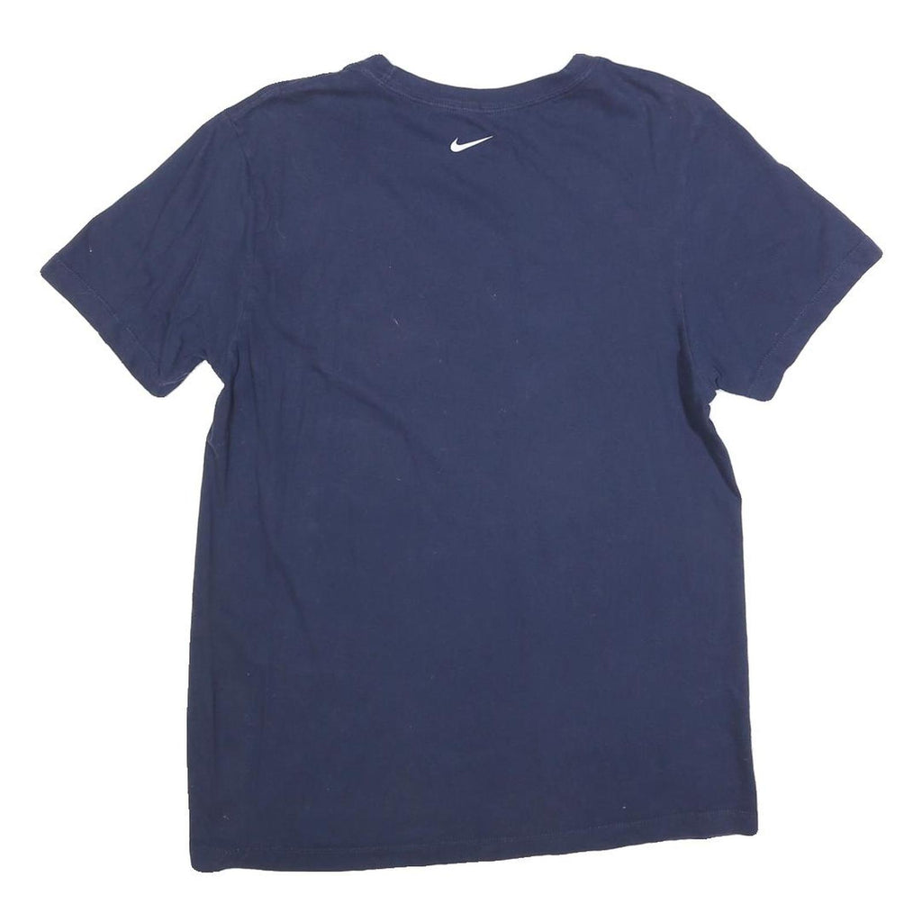 NIKE Mens Navy Blue Tournament Of Champions TOC Graphic T-Shirt S Short Sleeve