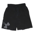 UNDER ARMOUR Mens Black Casual Shorts Large Logo M W30 Cotton Blend Comfort