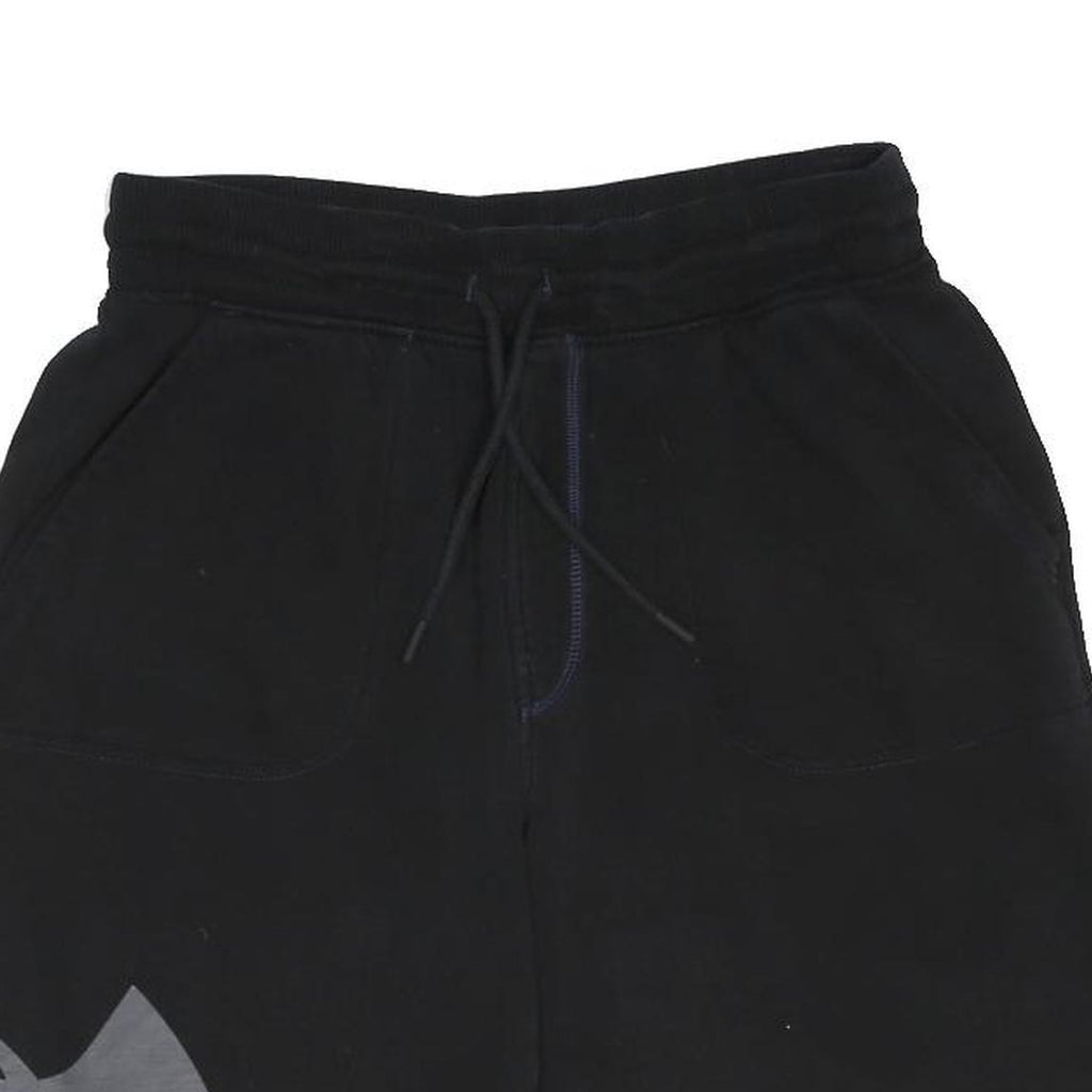 UNDER ARMOUR Mens Black Casual Shorts Large Logo M W30 Cotton Blend Comfort