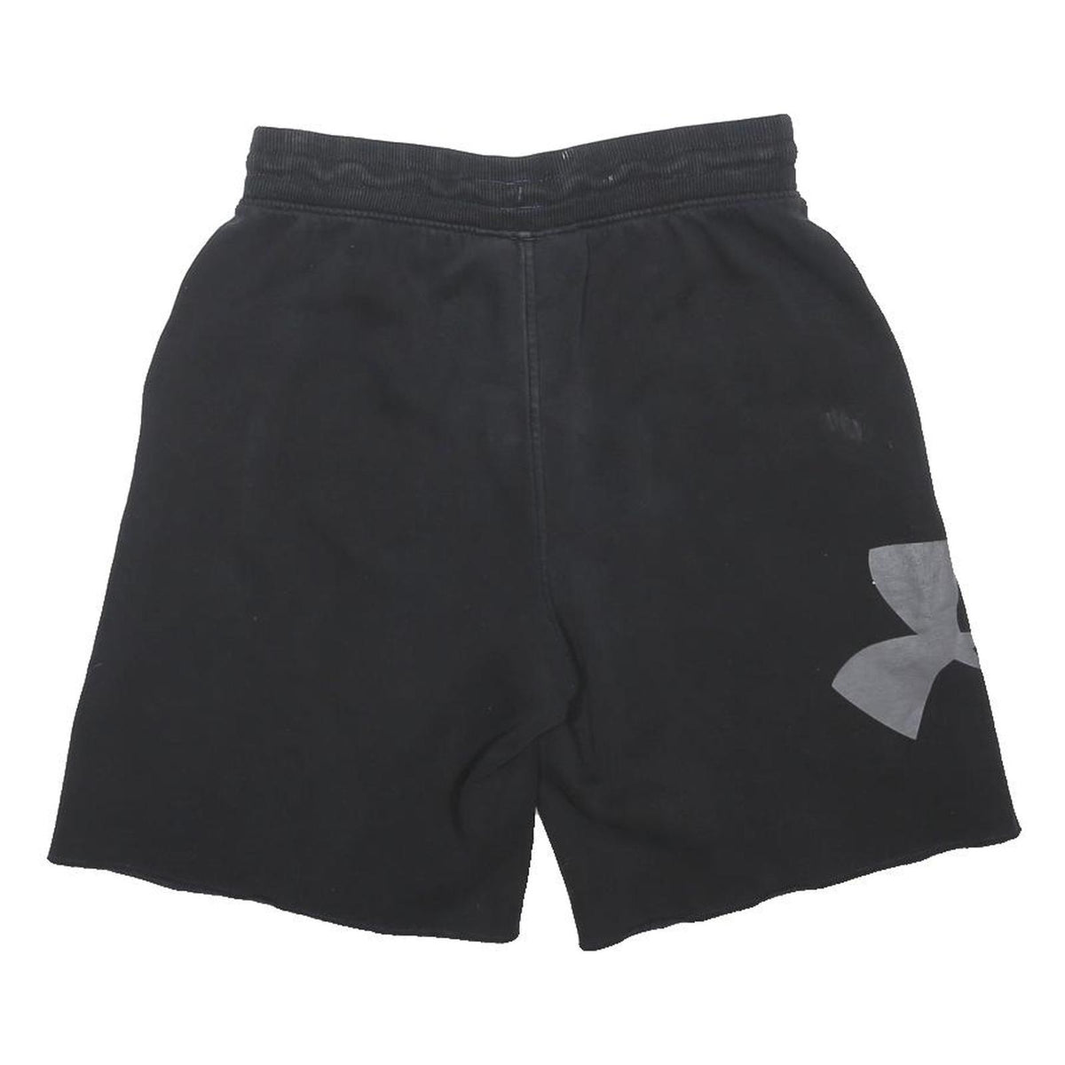 UNDER ARMOUR Mens Black Casual Shorts Large Logo M W30 Cotton Blend Comfort