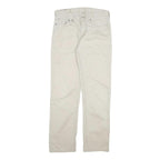 LEVI'S 514 Mens Jeans Slim Straight Denim Beige W31 L32 Classic Cotton Blend